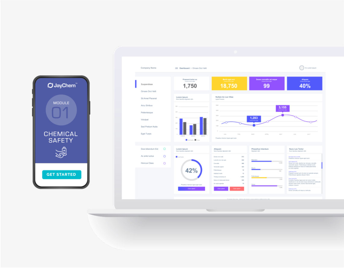 laptop and phone dashboard